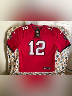 Nike Red Tampa Bay Buccaneers #12 Football Jersey